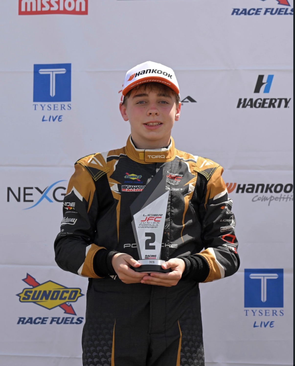 Podium — P2 trophy