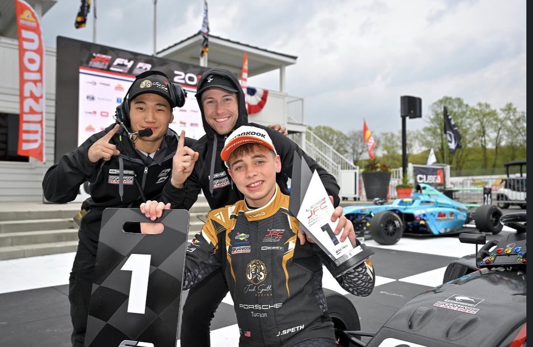 Parc fermé with the crew